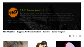 What Farfromanimation.com website looked like in 2018 (5 years ago)