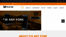 What Fixanyfone.com website looked like in 2018 (5 years ago)