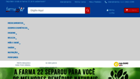 What Farma22.com.br website looked like in 2018 (5 years ago)