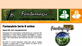 What Fantacalciob.it website looked like in 2018 (5 years ago)