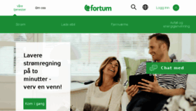 What Fortum.no website looked like in 2018 (5 years ago)