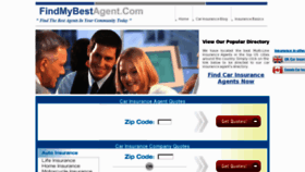 What Findmybestagent.com website looked like in 2018 (5 years ago)