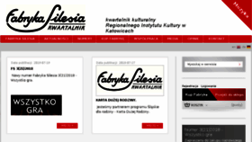What Fabrykasilesia.pl website looked like in 2018 (5 years ago)