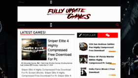 What Fullyupdategames.blogspot.com website looked like in 2018 (5 years ago)
