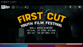 What Firstcutfilmfestival.com website looked like in 2018 (5 years ago)