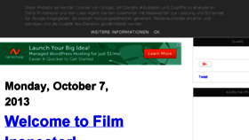 What Filminspector.com website looked like in 2018 (5 years ago)