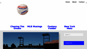 What Fortheloveofbaseball.com website looked like in 2018 (5 years ago)