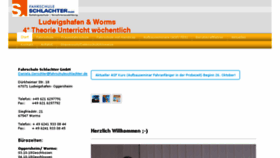 What Fahrschuleschlachter.de website looked like in 2018 (5 years ago)
