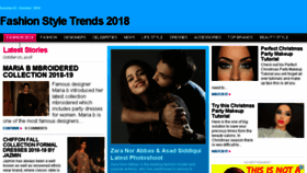 What Fashionstylestrend.com website looked like in 2018 (5 years ago)