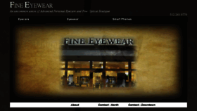 What Fineeyewear.net website looked like in 2018 (5 years ago)