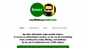 What Fiverrvideos.com website looked like in 2018 (5 years ago)