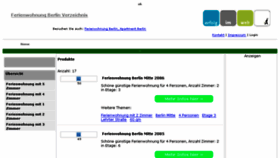 What Ferienwohnung-liste.de website looked like in 2018 (5 years ago)