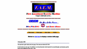 What Faem.com website looked like in 2018 (5 years ago)