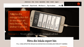 What Fastighetsbyran.se website looked like in 2018 (5 years ago)