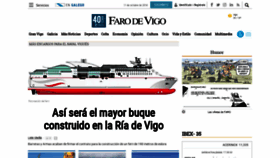 What Farodevigo.es website looked like in 2018 (5 years ago)