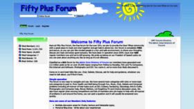 What Fiftyplusforum.co.uk website looked like in 2018 (5 years ago)