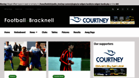 What Footballinbracknell.co.uk website looked like in 2018 (5 years ago)