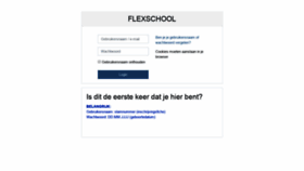 What Flexschool.be website looked like in 2018 (5 years ago)