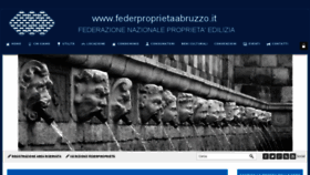 What Federproprietaabruzzo.it website looked like in 2018 (5 years ago)