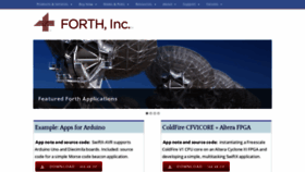 What Forth.com website looked like in 2018 (7 years ago)