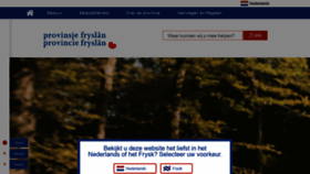 What Fryslan.frl website looked like in 2018 (5 years ago)
