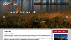 What Formholz.at website looked like in 2018 (5 years ago)