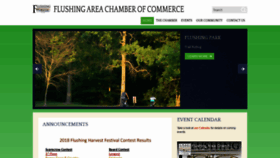 What Flushingchamber.com website looked like in 2018 (5 years ago)