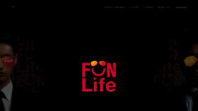 What Funlifejapan.com website looked like in 2018 (5 years ago)
