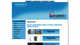 What Fensterix.at website looked like in 2018 (5 years ago)