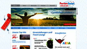 What Ferieninsel.travel website looked like in 2018 (5 years ago)