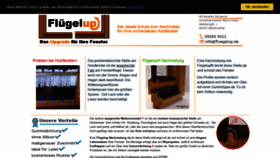 What Fluegelup.de website looked like in 2018 (5 years ago)