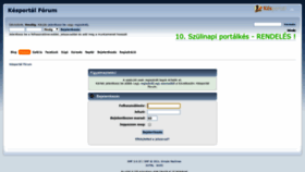 What Forum.kesportal.hu website looked like in 2018 (5 years ago)