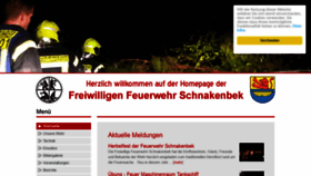 What Feuerwehr-schnakenbek.de website looked like in 2018 (5 years ago)