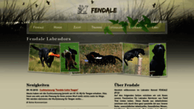 What Fendale.ch website looked like in 2018 (5 years ago)