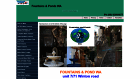 What Fountainsandpondswa.com website looked like in 2018 (5 years ago)