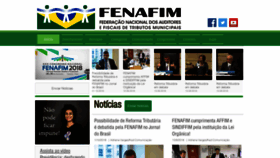 What Fenafim.com.br website looked like in 2018 (5 years ago)