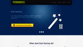 What Faststartup.net website looked like in 2018 (5 years ago)