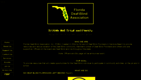 What Fldeafblind.org website looked like in 2018 (5 years ago)