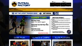 What Futsal-factory.com website looked like in 2018 (5 years ago)