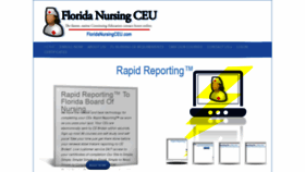 What Floridanursingceu.com website looked like in 2018 (5 years ago)