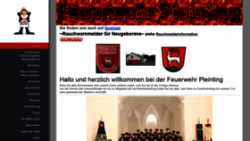 What Feuerwehr-pleinting.de website looked like in 2018 (5 years ago)