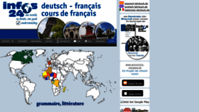 What Franzoesisch-lehrbuch.de website looked like in 2018 (5 years ago)