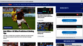 What Footballtips.com website looked like in 2018 (5 years ago)