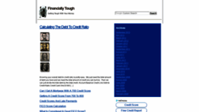 What Financiallytough.com website looked like in 2018 (5 years ago)