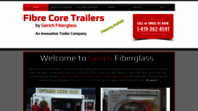 What Fibrecore.com website looked like in 2018 (5 years ago)