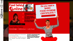 What Foodsafetyonline.co.nz website looked like in 2018 (5 years ago)
