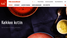 What Fida.fi website looked like in 2018 (5 years ago)