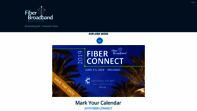 What Fiberconnect.org website looked like in 2018 (5 years ago)