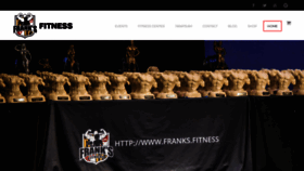 What Franks.fitness website looked like in 2018 (5 years ago)