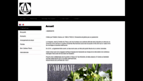 What Fleurslamarante.be website looked like in 2018 (5 years ago)